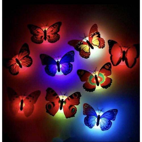 Beautiful LED butterfly light 6pcs 