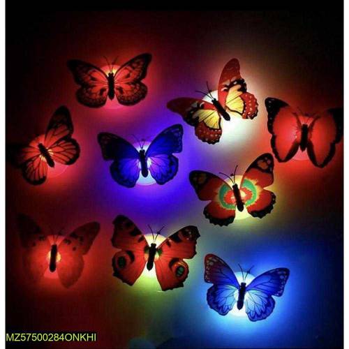 Beautiful LED butterfly light 6pcs 