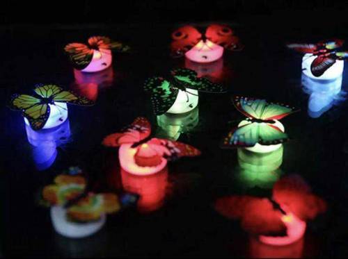 Beautiful LED butterfly light 6pcs 