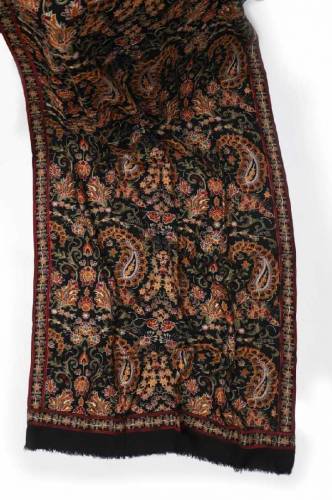 woman's karandi embroidered shawl