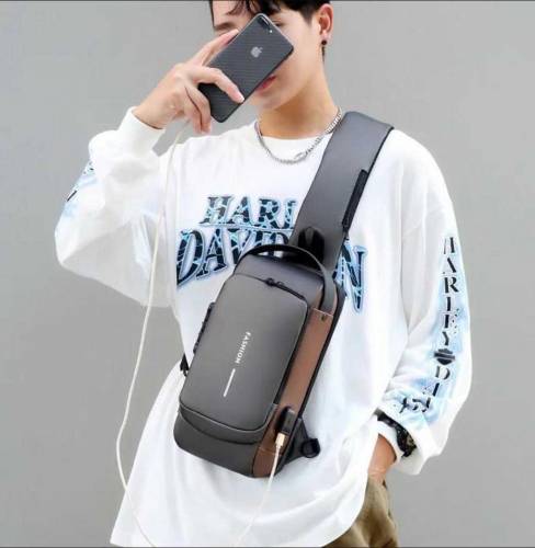 Nylon Cross Body Bag 