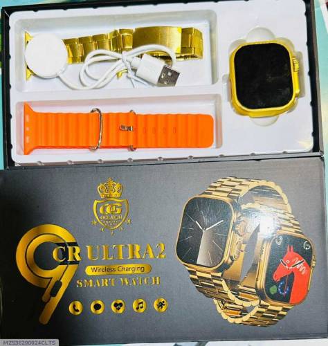 Ultra 2 Smart Watch golden color 