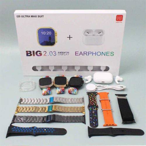 i20 Ultra Max Smart Watch With Airbods