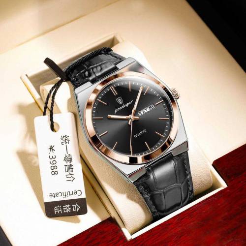 Swiss Men's Quartz Wristwatch Waterproof 