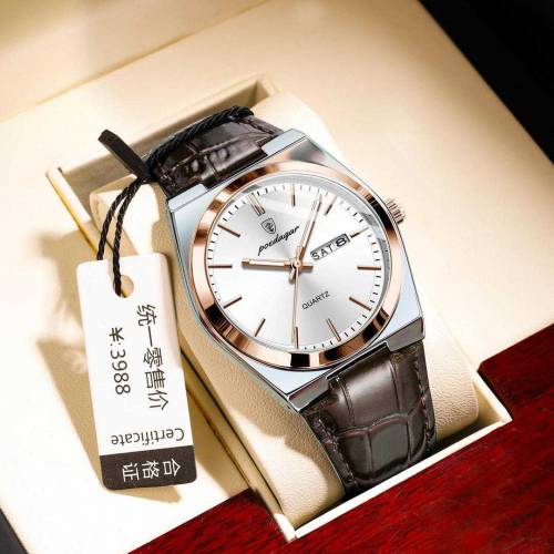 Swiss Men's Quartz Wristwatch Waterproof 