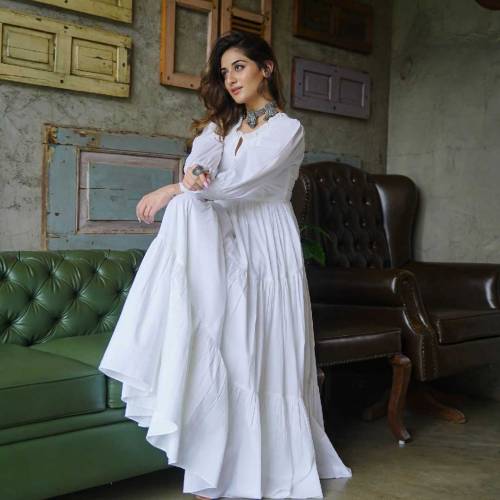 white Jalpari Maxi