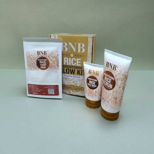 whitening And Brighting Rice facial kit 