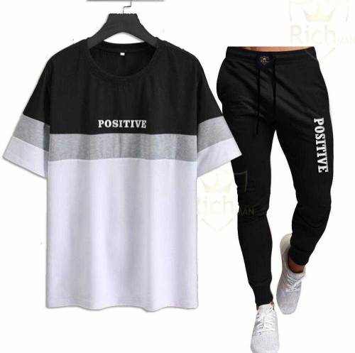 MEN'S POLYESTER PRINTED TRACK SUIT 