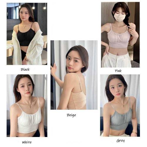 Women’s Fashionable Sheer Adjustable Camisole Bralette Stylish Seamles