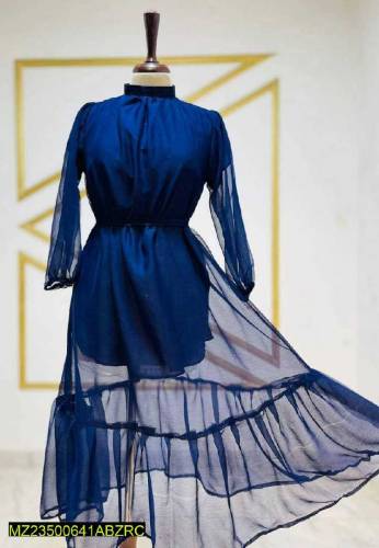 1 pc  woman stitched chiffon frock