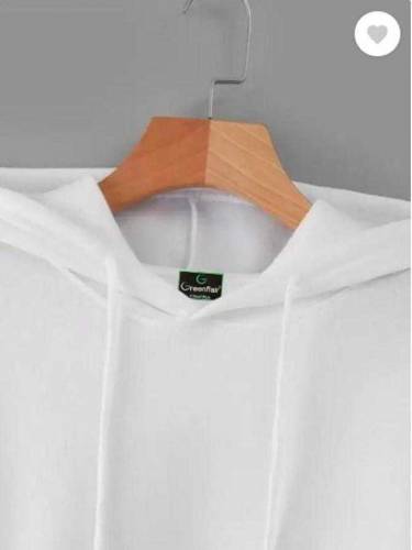 1pcs Men fleece plain hoodie 
