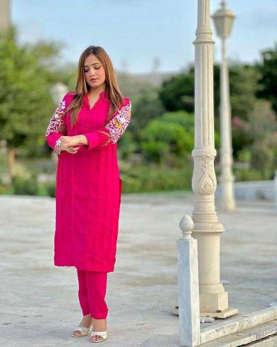 2 piece stitched dress