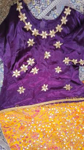 Hand made mehndi lehnga 