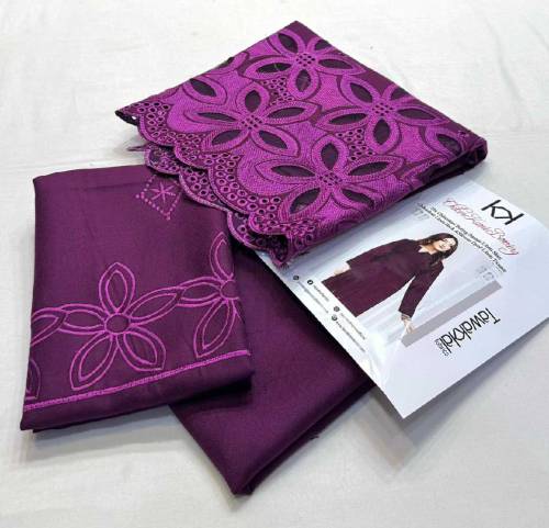 Tawakkal 2pc Boring Embroidery Dhanak Collection 