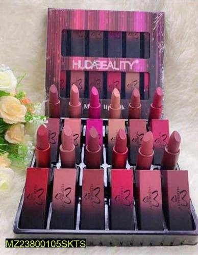 Matte Finish Lipstick pack of 12