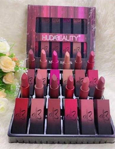 Matte Finish Lipstick pack of 12