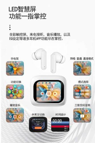 ital-Hot Selling-Touch Control Noise Reduction Earbuds.