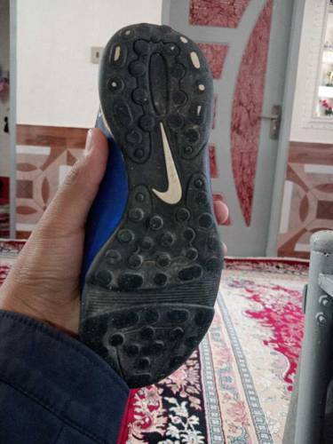 used futsal shoes,blue color, Nike Comapny.