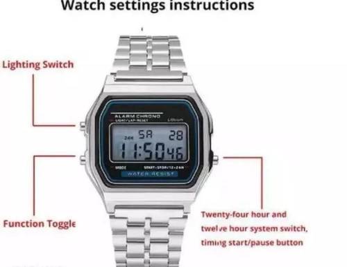 men’s Digital display watch