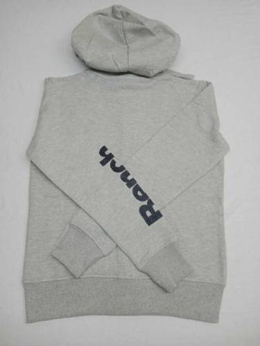 Soft men's fleece zipper hoodie 