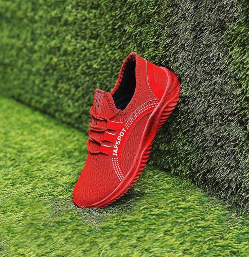 Men's Casual Breathable Fashion Sneaker -JF018,Red