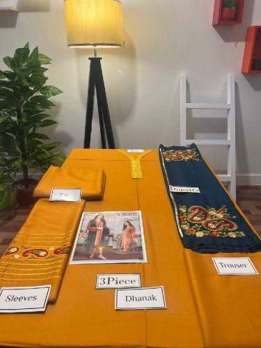 3 pics Dhanak suit for sale