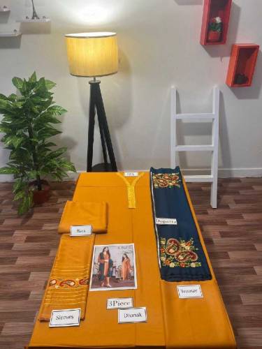 3 pics Dhanak suit for sale