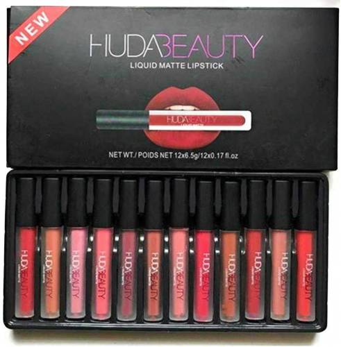 Matte Finish Lips Sets,Pack of 12