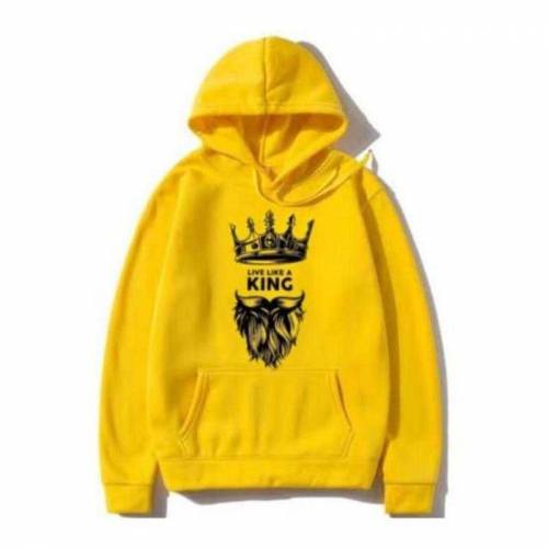 1 Pec Cotton Fleece Printed Hoodie