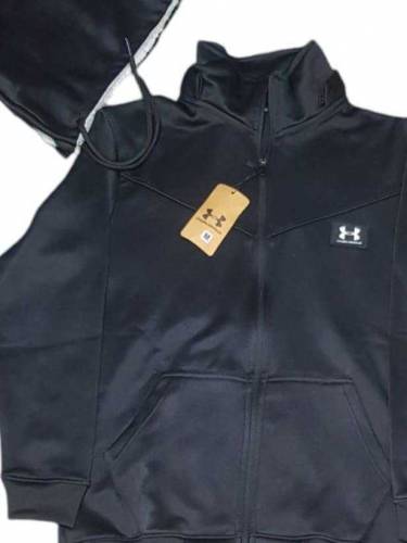 Black tracksuit for unisex available for sale 