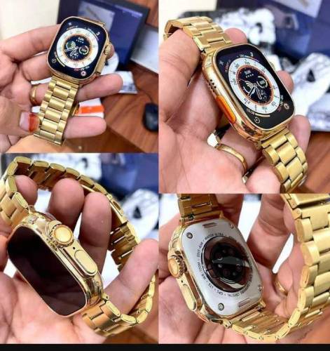 golden smart watch
