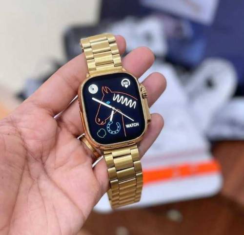golden smart watch