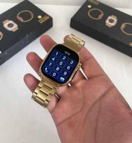 golden smart watch