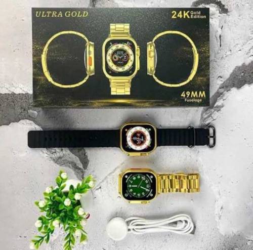 golden smart watch