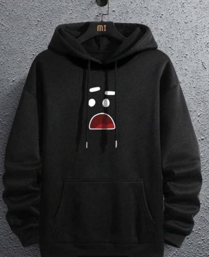 1Pc Men's Fleece Printed Hoodie 👌 