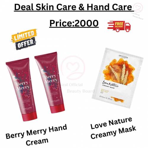 natural creamy facemask and hand cream 