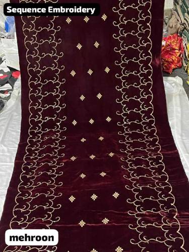 velvet shwal