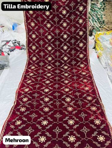velvet shwal