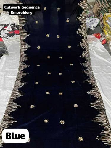 velvet shwal