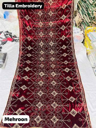 velvet shwal