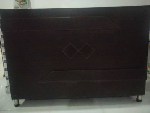 wooden counter
