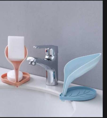 Newstyle Leaf Shape Soap Box Drain Soap Holder Box Bathroom Shower Soa