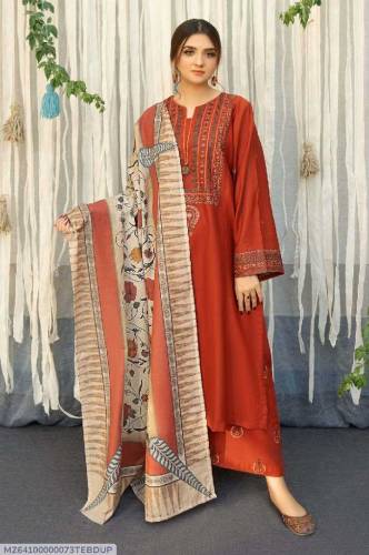women unstitched 3 piece 
