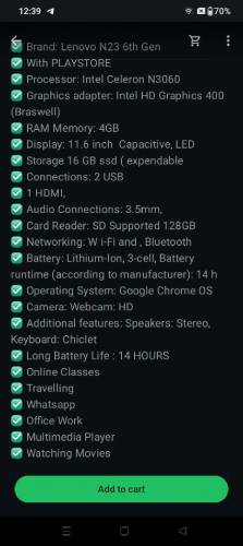 Lenovo n23 Chromebook 