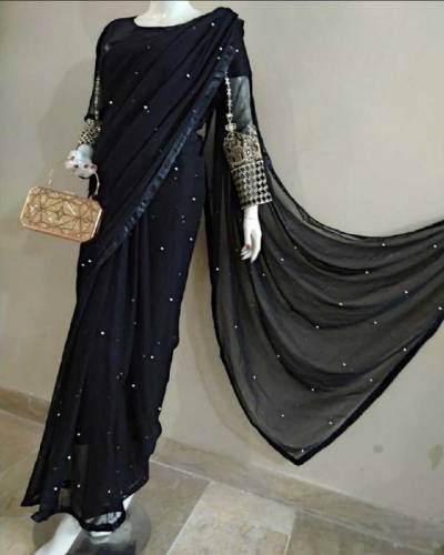   Fabric: Crinkle Chiffon Saree