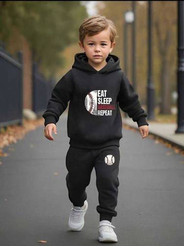 2 Pcs Boys Micro Printed Track Suit 