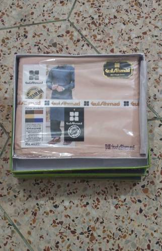 Unstitched Men Suit 4 Mtr Available With Box Pack