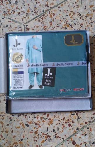 Unstitched Men Suit 4 Mtr Available With Box Pack