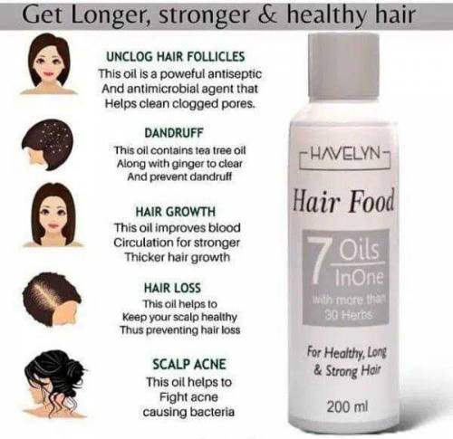 Hair food oil 