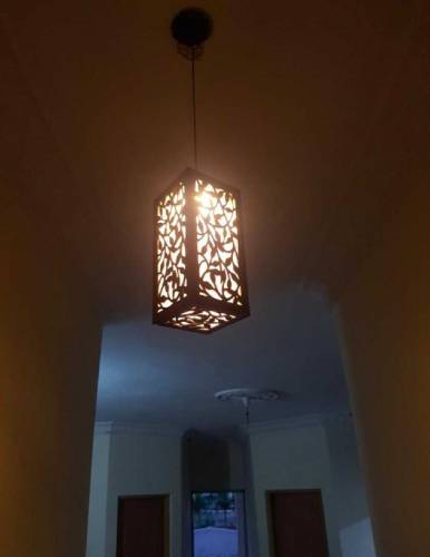 wooden pendant ceiling hanging light lamp 